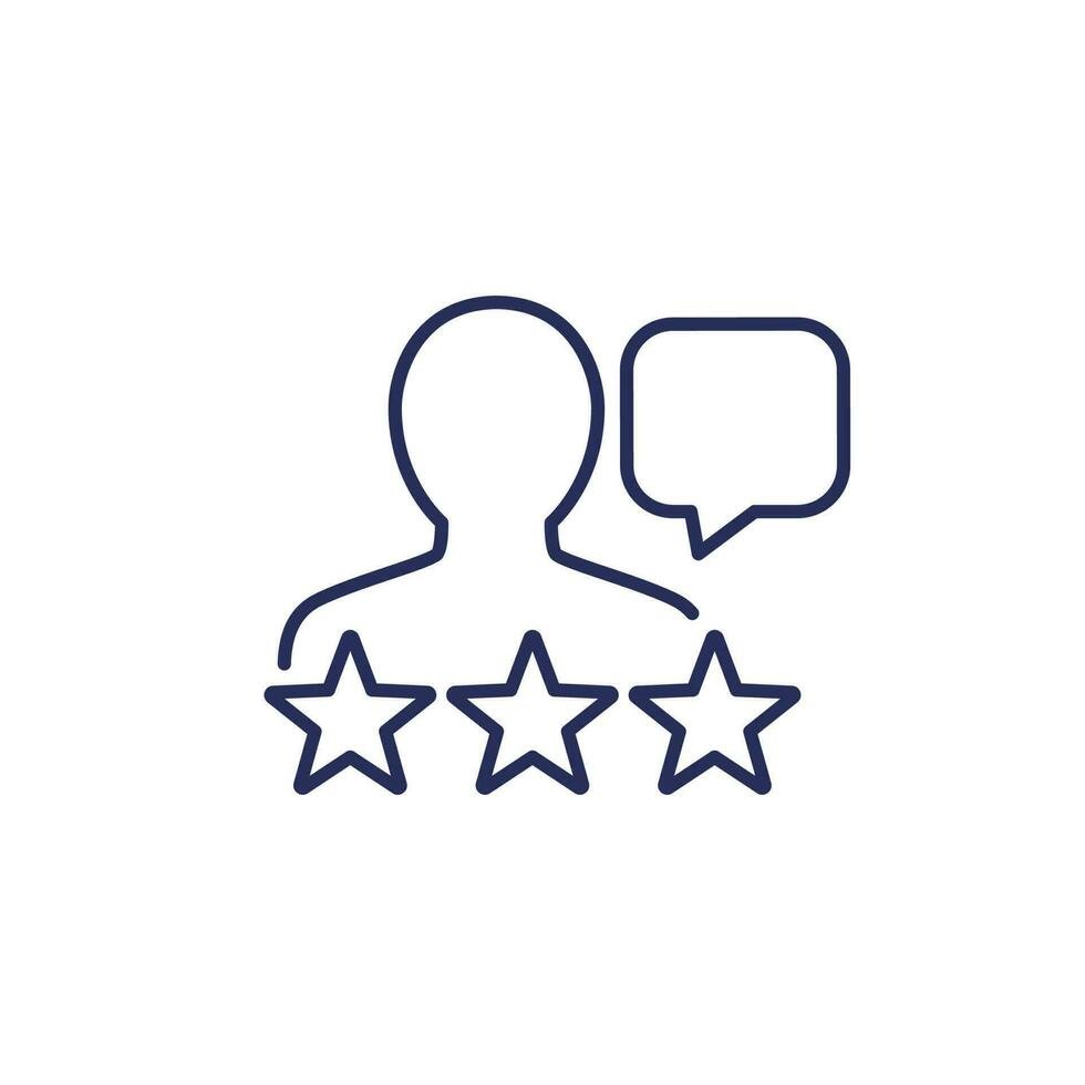 customer-review-and-feedback-line-icon